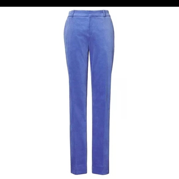 NWT Banana Republic Blue Ryan Slim Straight-Fit Corduroy Pant Size 10 - Picture 3 of 15